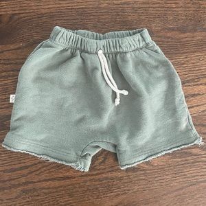Childhoods Clothing Green toddler shorts